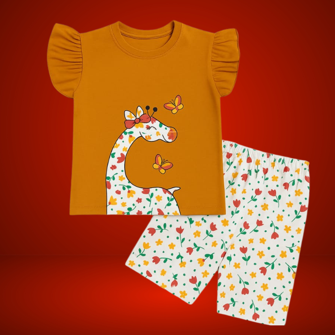 Girls T-Shirt Set | Soft Cotton | Hit for Summer – Kiddy Choice