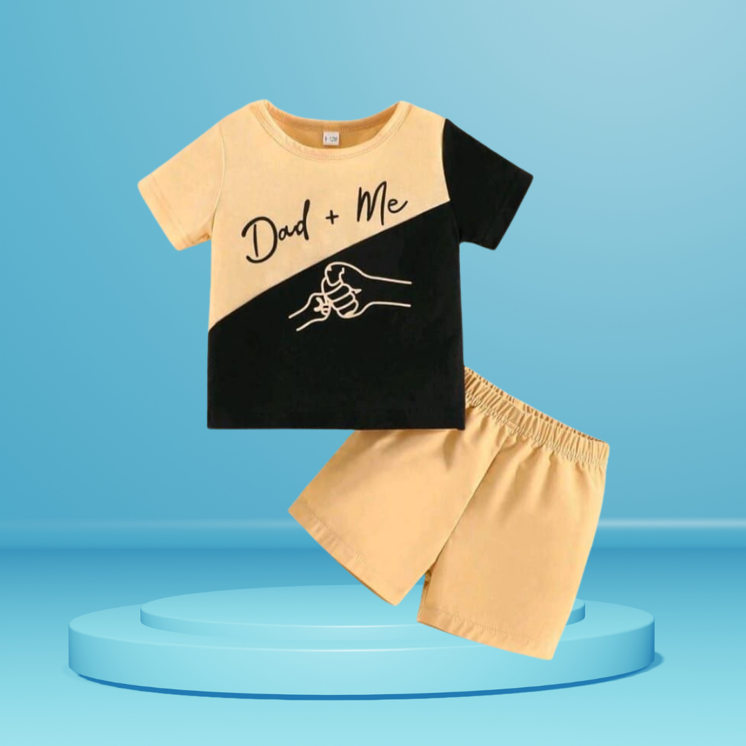 Dad + me printed T-Shirt Set | Soft Cotton | Hit for Summer – Kiddy Choice