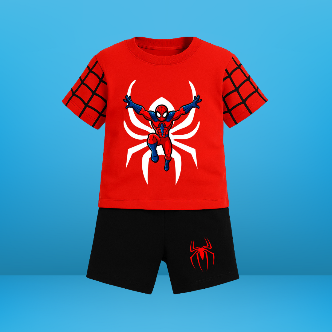 Spider man T-Shirt Set | Soft Cotton | Hit for Summer – Kiddy Choice