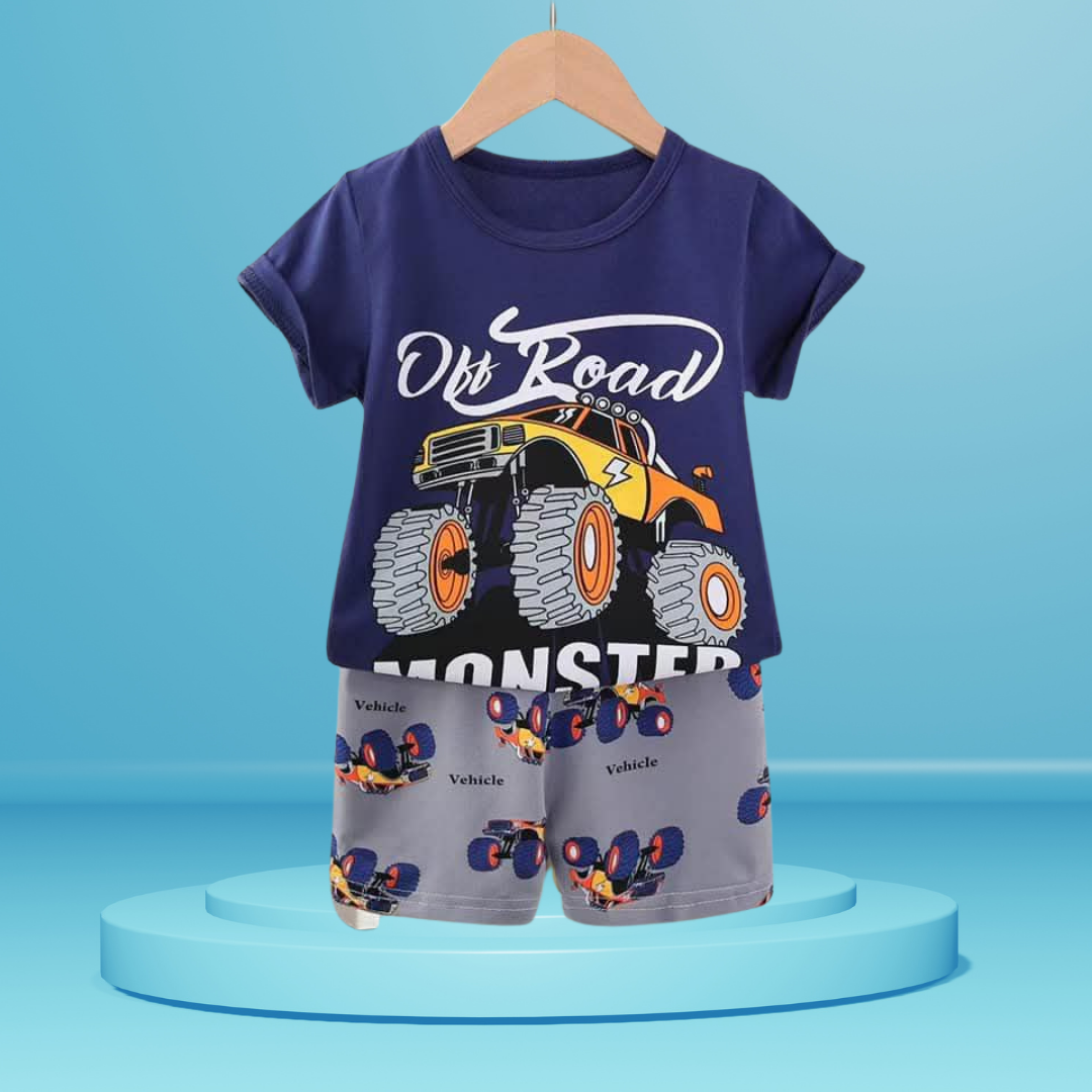 MAMAS BOY printed T-Shirt Set | Soft Cotton | Hit for Summer – Kiddy Choice
