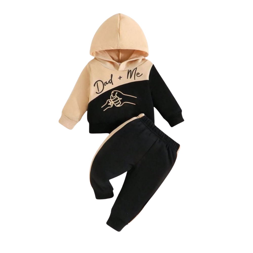 KIDDY CHOICE Girls ’ Stylish Winter Set – Pink Hoodie Sweat Outfit