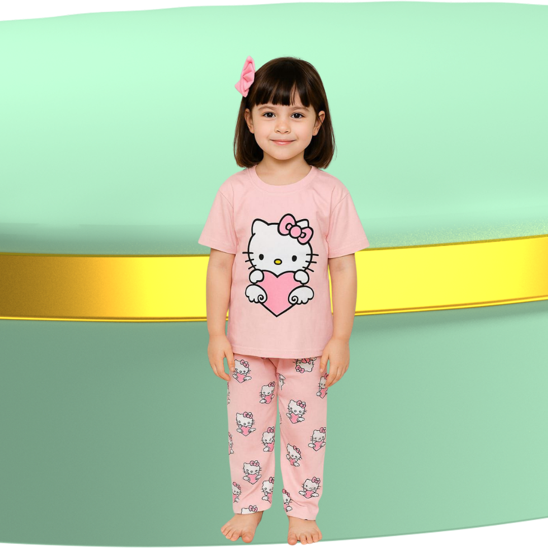 Gils Long pant T-Shirt Set | Soft Cotton | Hit for Summer – Kiddy Choice