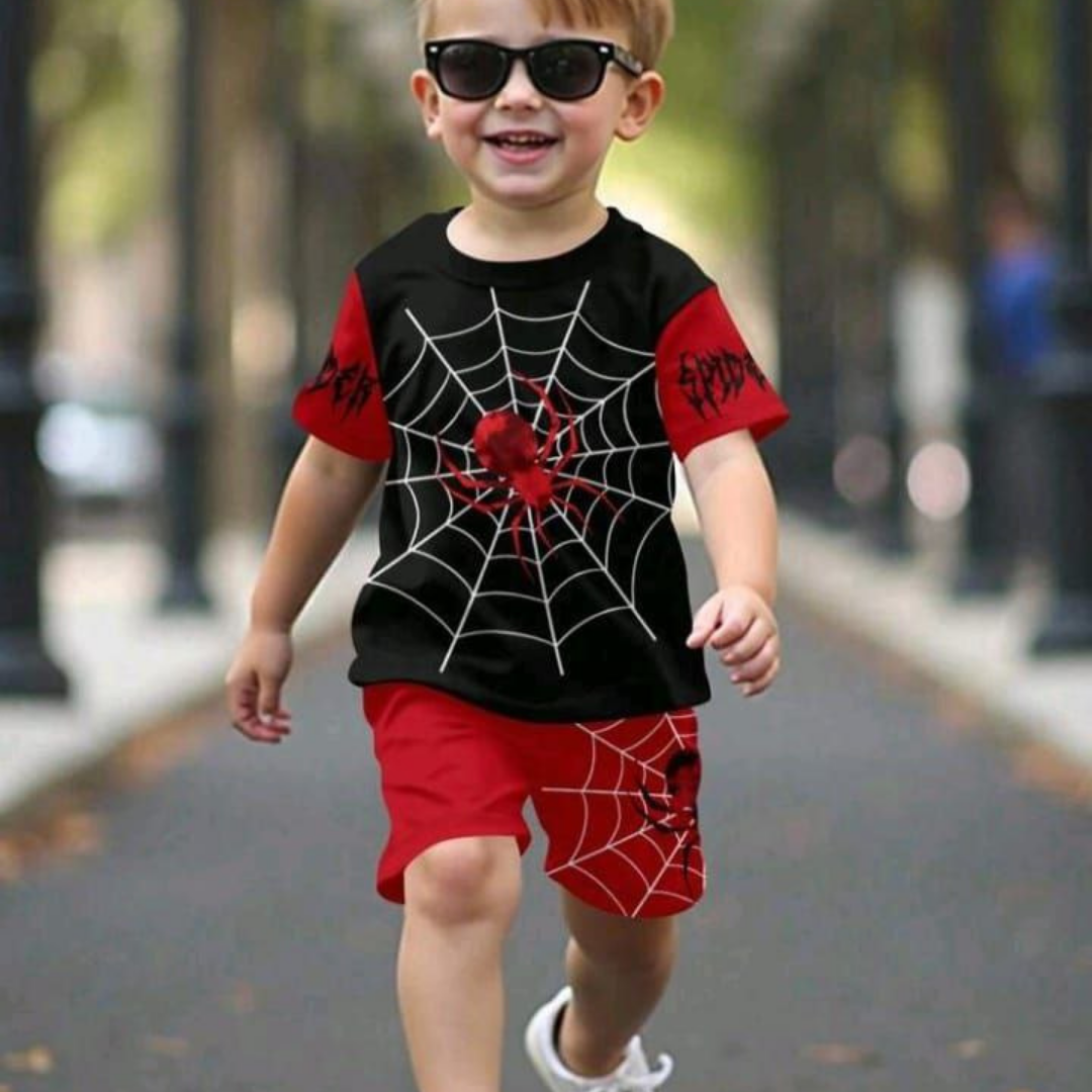 Spider Ling pant printed T-Shirt Set | Soft Cotton | Hit for Summer – Kiddy Choice