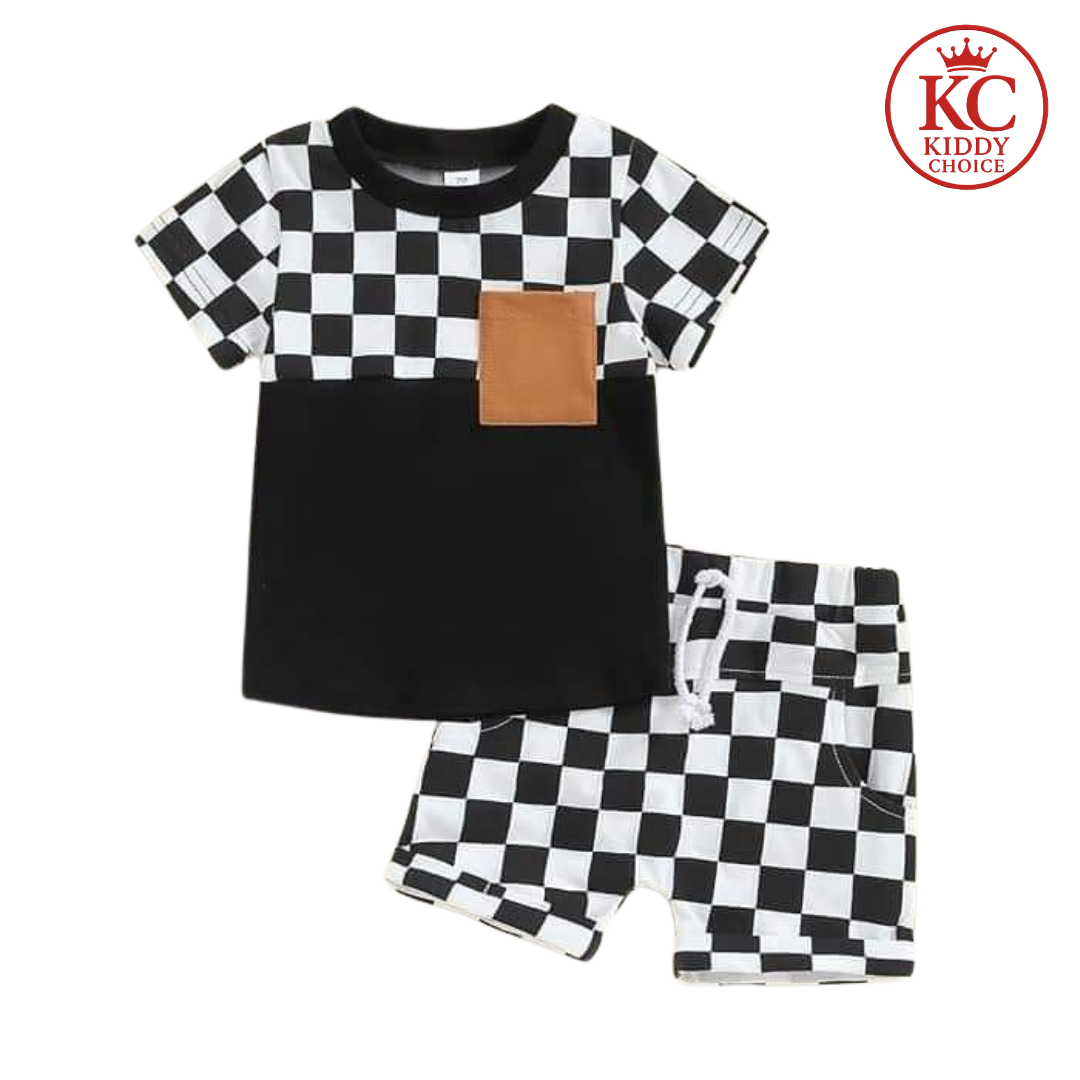 Chest printed cotton t-shirt for kids – stylish