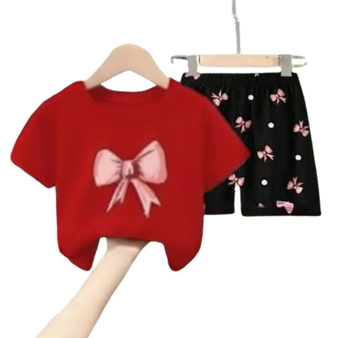 Bou Print T-Shirt Set | Soft Cotton for Kids | Hit for Summer – Kiddy Choice