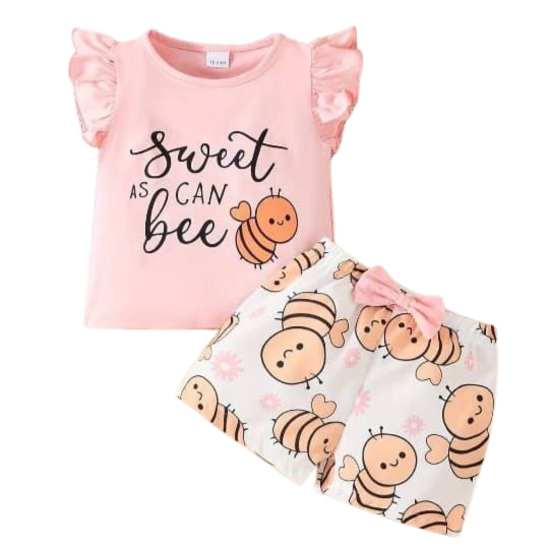 Baby 2 pcs Printed T-shirt Set | Soft Cotton | Hit for Summer – Kiddy Choice