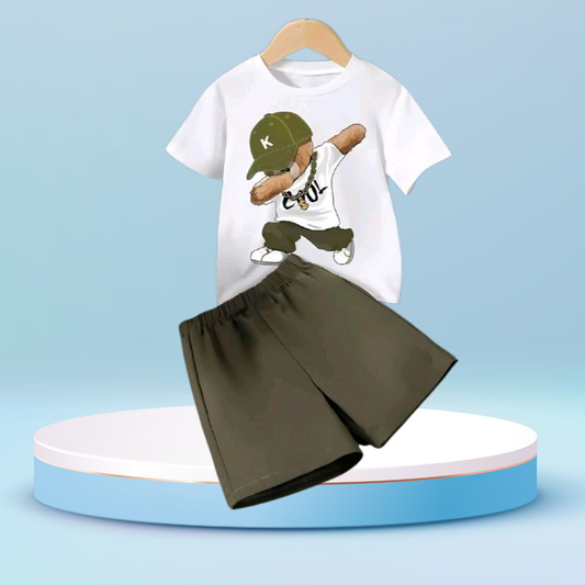 Man  printed  T-Shirt Set | Soft Cotton | Hit for Summer – Kiddy Choice