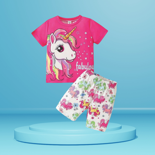 Horse  printed  T-Shirt Set | Soft Cotton | Hit for Summer – Kiddy Choice (Copy)