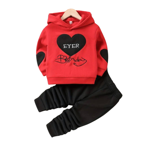 Boys +' Girls' Cute Cat Hoodie & Joggers Set