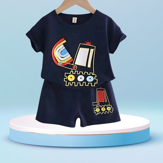 printed  T-Shirt Set | Soft Cotton | Hit for Summer – Kiddy Choice