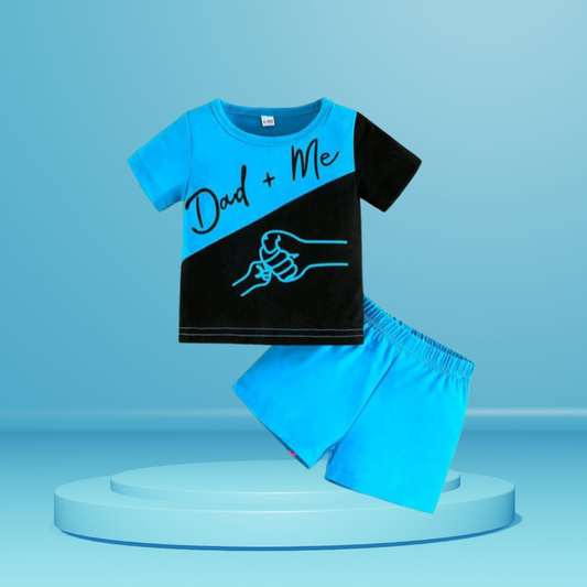 Dad + me  printed  T-Shirt Set | Soft Cotton | Hit for Summer – Kiddy Choice