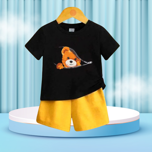 Baby 2 pcs mickey Printed T-shirt Set  | Soft Cotton | Hit for Summer – Kiddy Choice