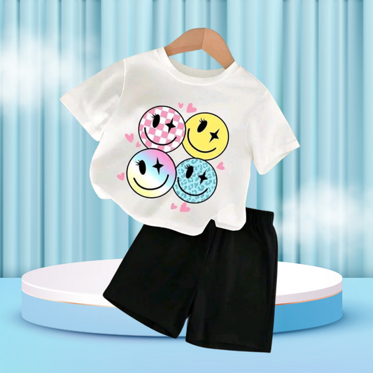 Baby 2 pcs mickey Printed T-shirt Set  | Soft Cotton | Hit for Summer – Kiddy Choice