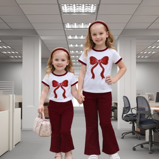 Bou Long Pent  printed  T-Shirt Set | Soft Cotton | Hit for Summer – Kiddy Choice