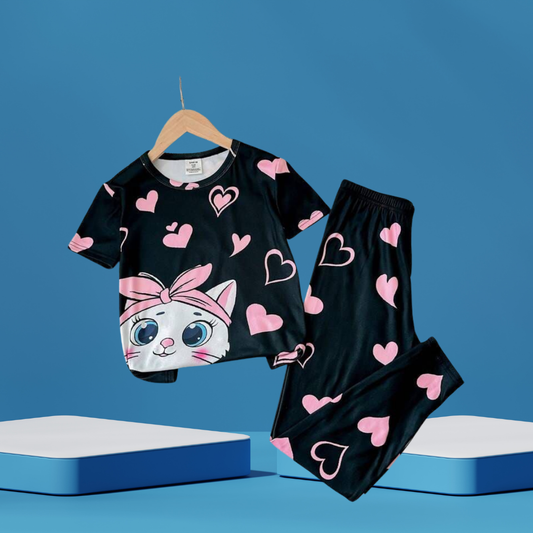 Love Long Pent  printed  T-Shirt Set | Soft Cotton | Hit for Summer – Kiddy Choice