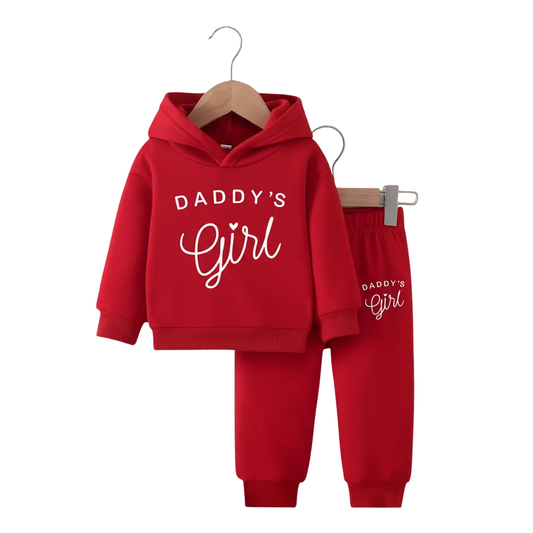 Boys' Dady"s Girls Teddy Bear Sweatshirt & Joggers Set
