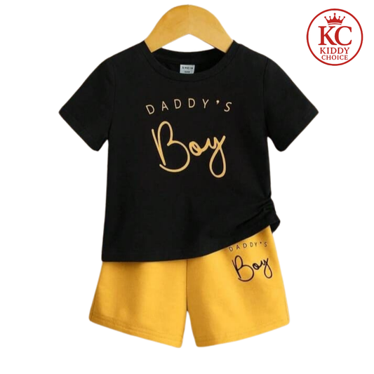 Daddy’s Boy printed T-shirt for kids – soft cotton summer wear
