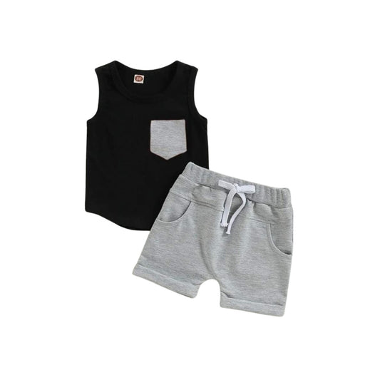 Sleeveless  T-Shirt Set | Bright & Bold | Hit for Summer – Kiddy Choice